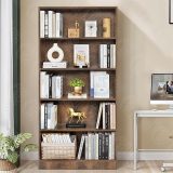 5 Tier Engineered Wood Book Rack