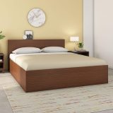 Plus Wooden King Bed with Box Storage