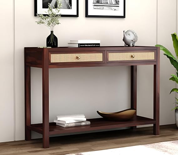 Solid Sheesham Wood Console Table
