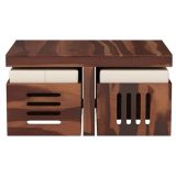 Coffee Tea Center Table with 4 Stool
