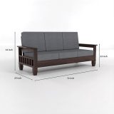Sheesham Wooden 5 Seater Sofa Set