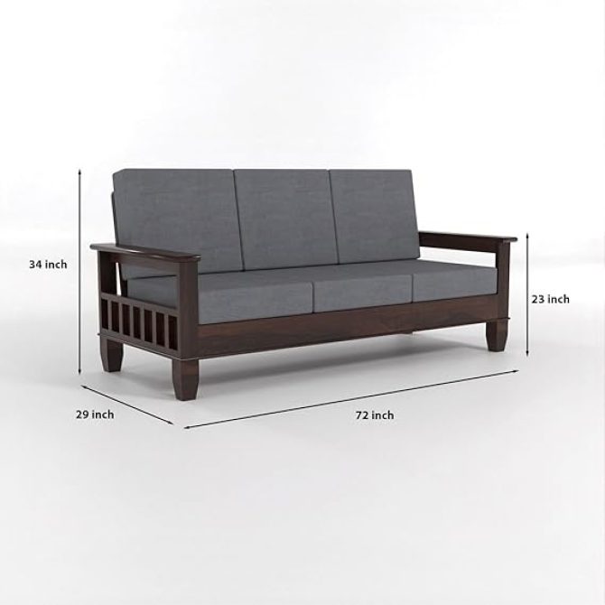 Sheesham Wooden 5 Seater Sofa Set