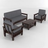 Sheesham Wooden 5 Seater Sofa Set
