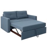2 Seater Pull-Out Premium Fabric Sofa Cum Bed